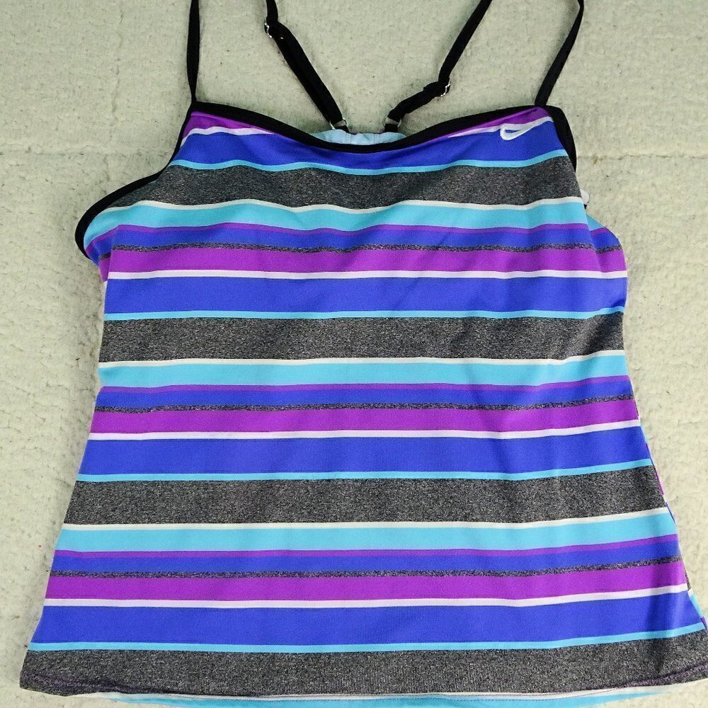 Nike Purple/Blue/Black Tank Top Size 12